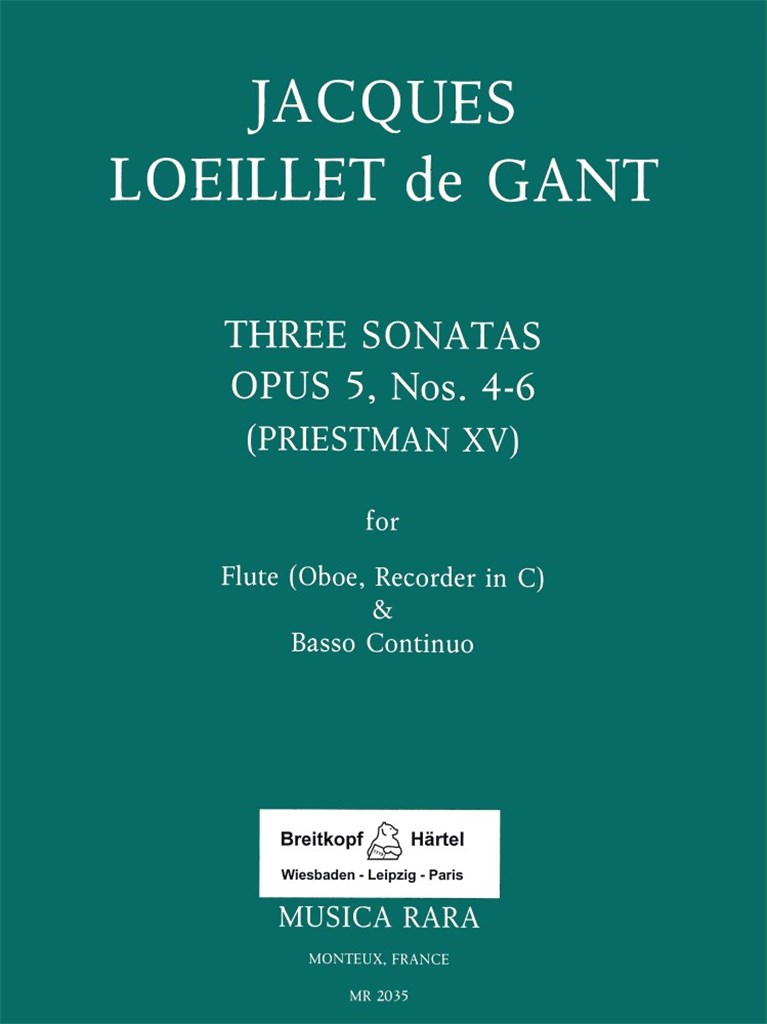 Sechs Sonaten op. 5/4-6